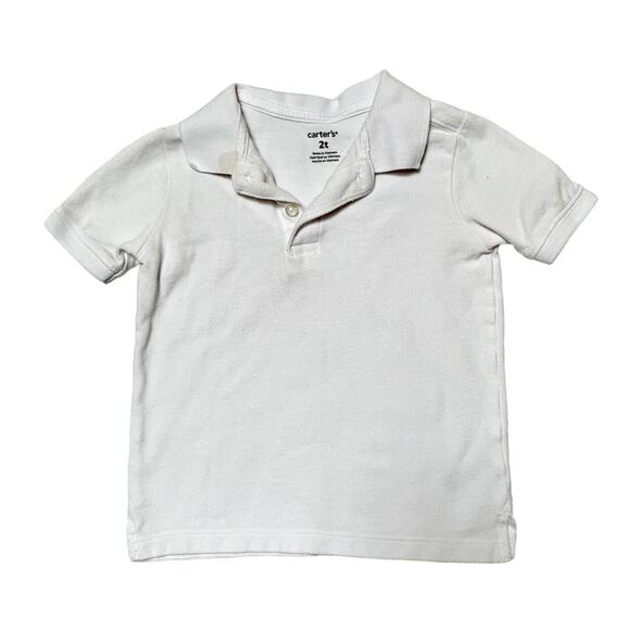 Carter's Solid Polo Shirt Size 2T - Picture 1 of 4